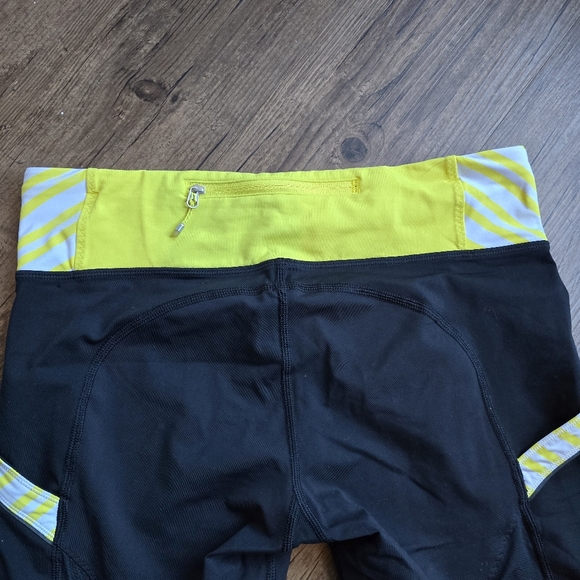 lululemon athletica Black and Yellow Leggings - Picture 4 of 4